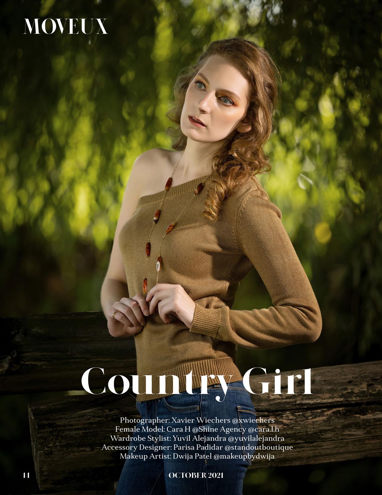 Country Girl magazine cover editorial