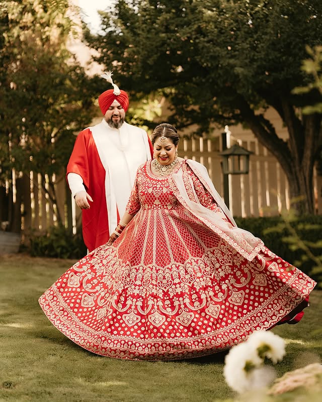 Instagram bridal styling post by Makeup by Dwija